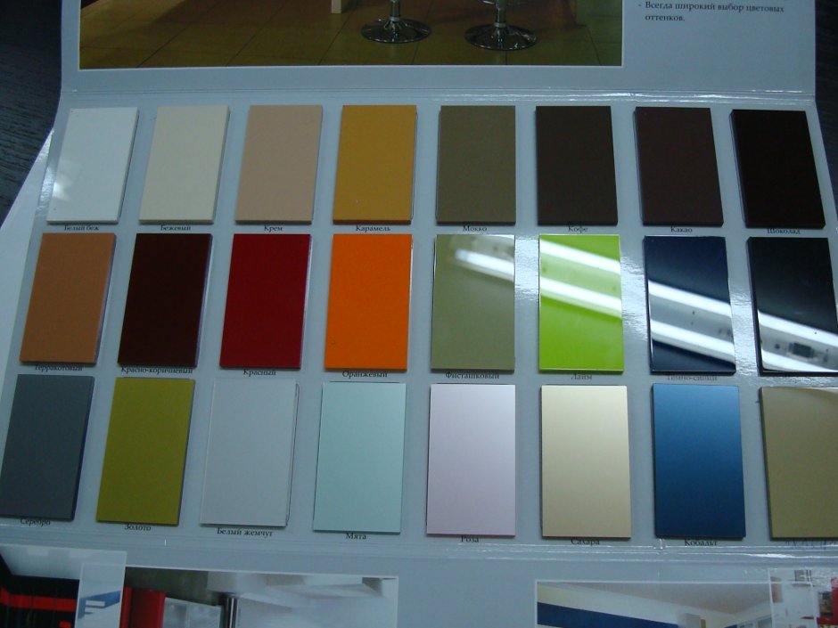 Изделия из листового искусственного камня