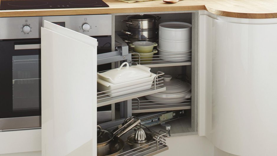 Угловой кухонный шкаф икеа открывание