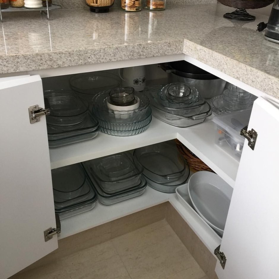 Угловой ящик для кухни под мойку