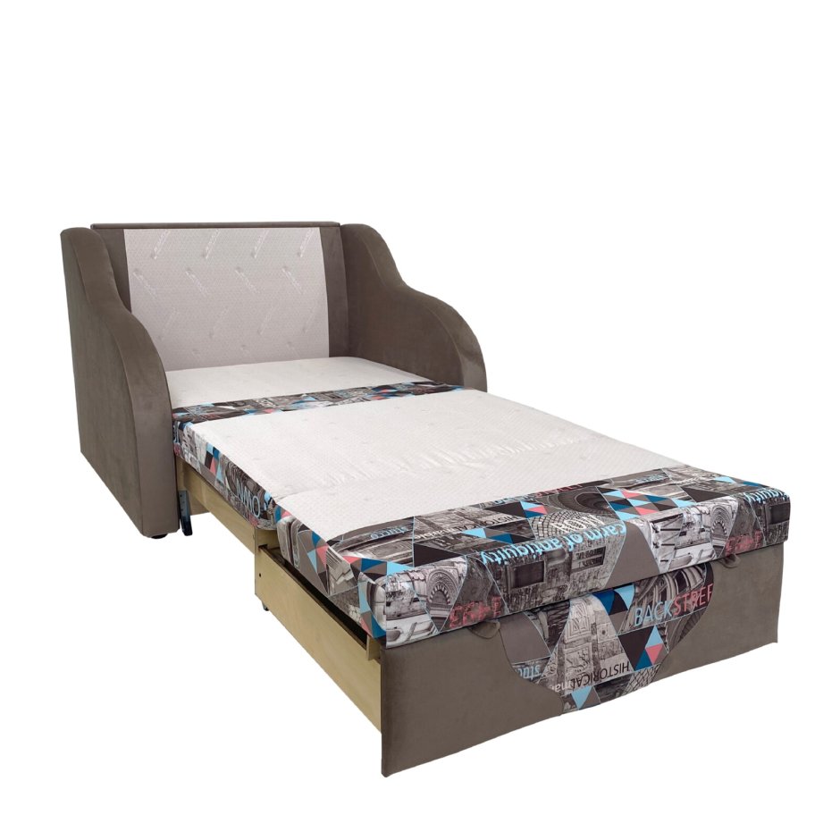 Диван "Юниор 1-1" детский (Фьюжн плэй/ пони графит)