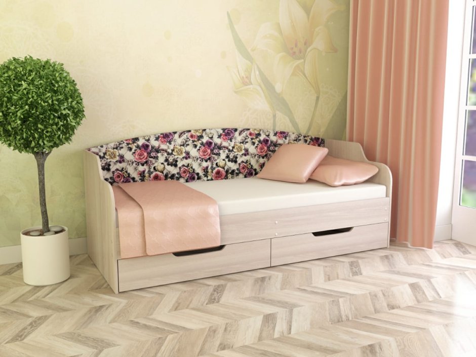 Кресло -кровать выкатное 60 190 с подлокотниками