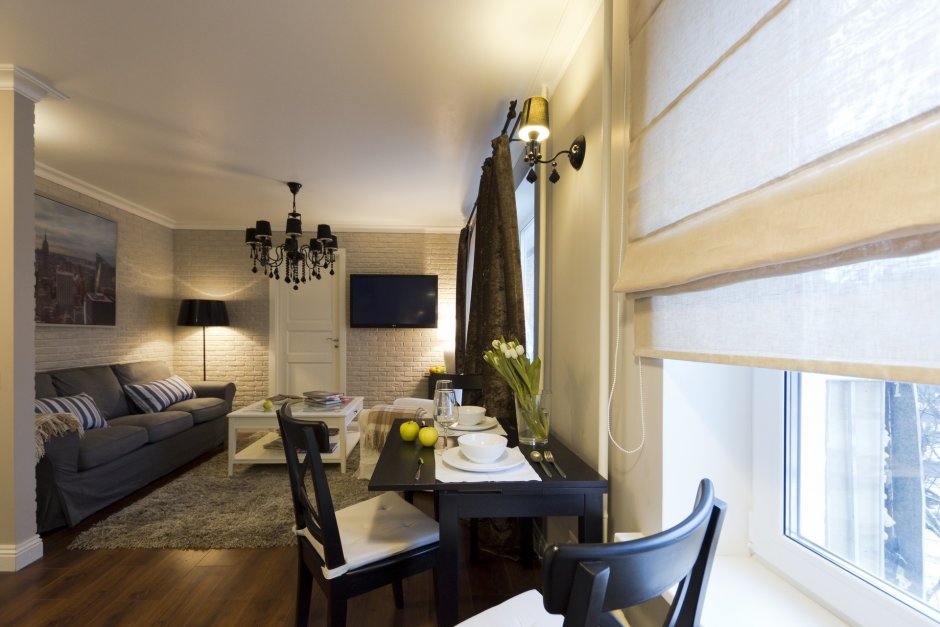 Современный интерьер в сталинке