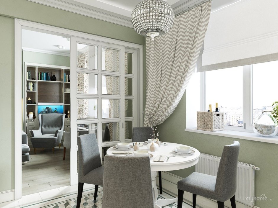 Сталинка в скандинавском стиле