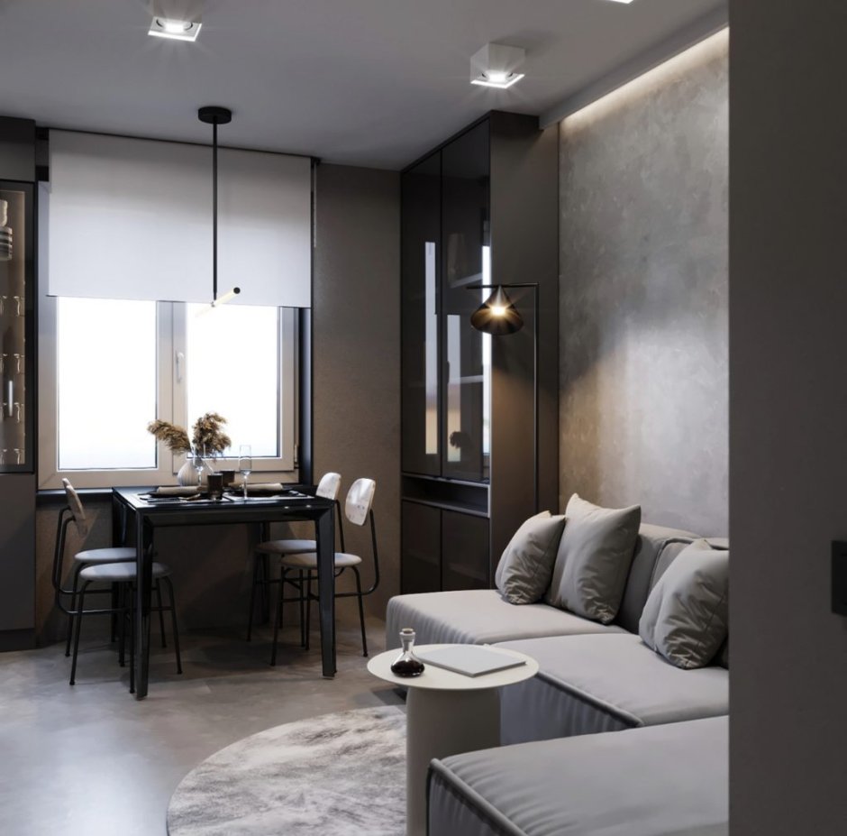 Кухня гостиная в сталинке