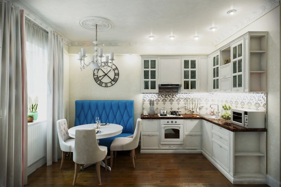 Кухня 8кв м Неоклассика