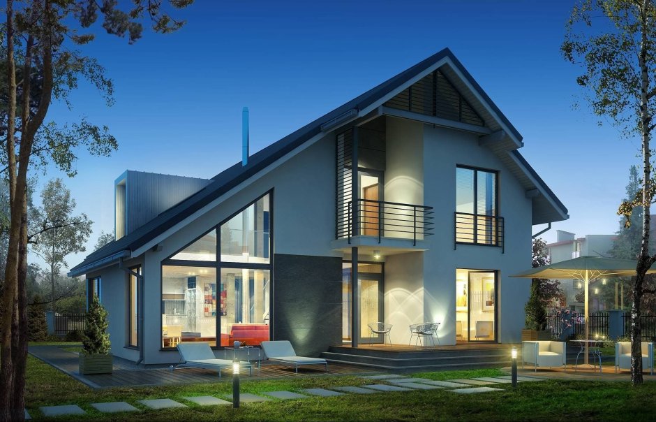 Z500 с мансардой двускатной