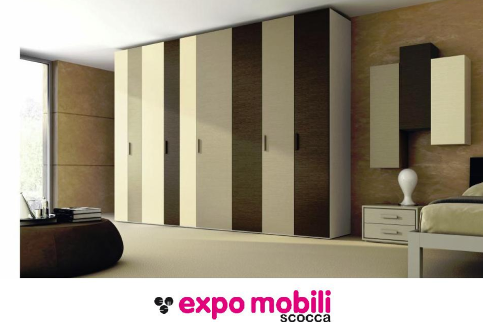 Комбинированные фасады для распашных шкафов из ЛДСП