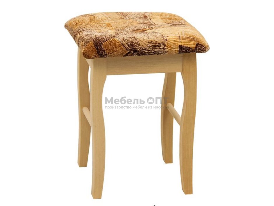 Табурет 345х345мм массив ольха