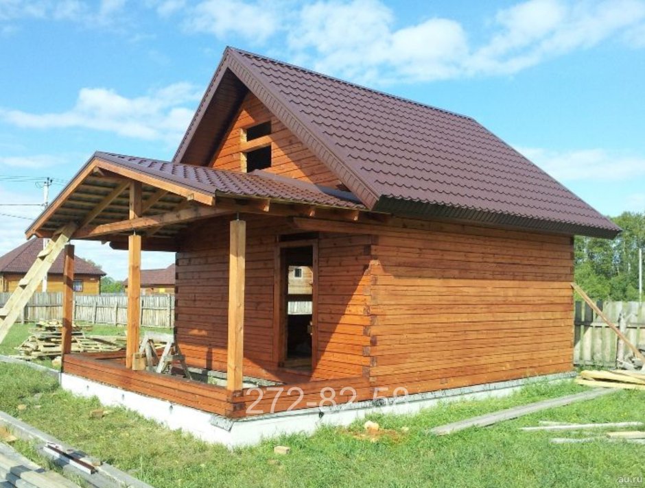 Баня из бруса 150х150 6х6