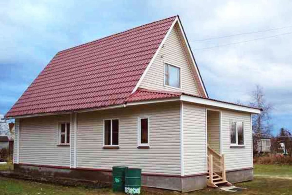 Крыша на пристройку к дому