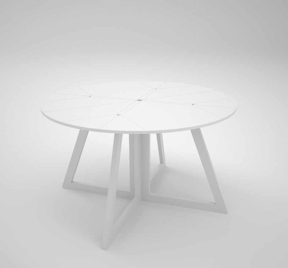 Стол обеденный MK-5901-BW белый