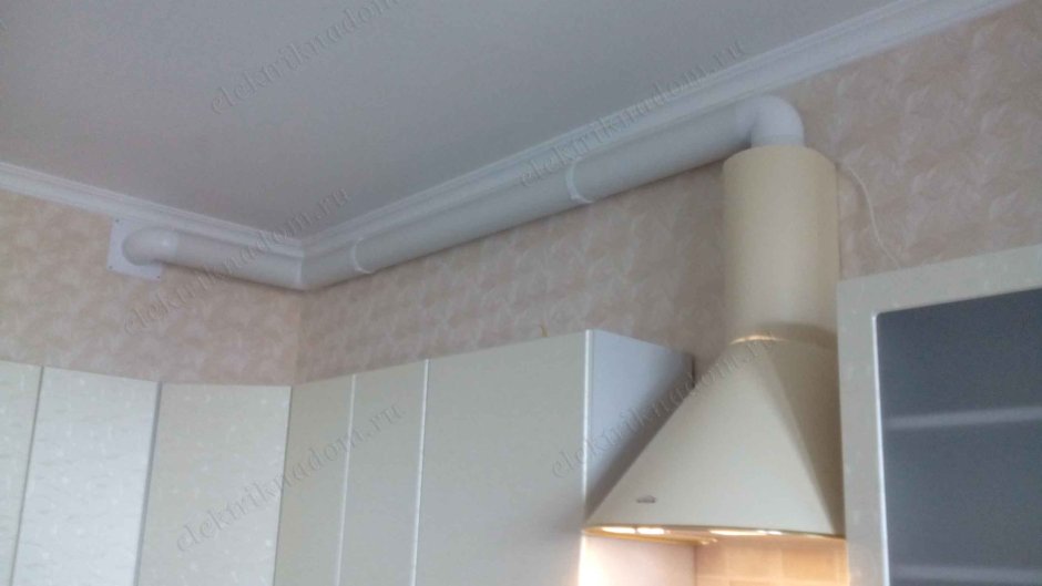 Труба от вытяжки на кухне