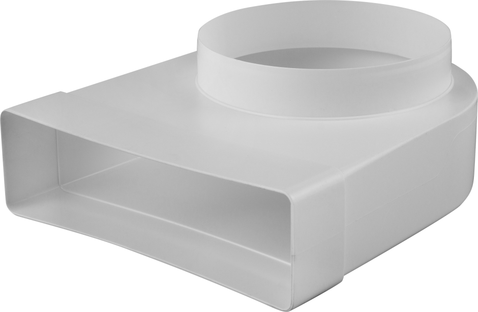 Колено соединительное плоское-круглое 60х204 d125