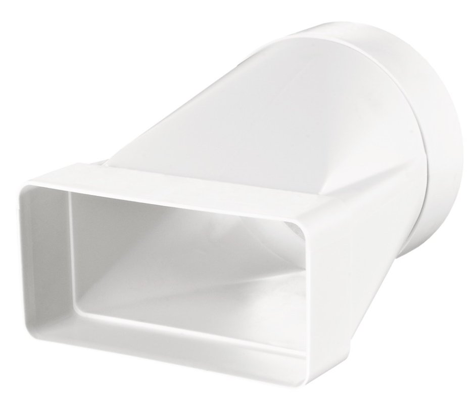 Соединитель плоских-круглых каналов 55х110, d100 мм