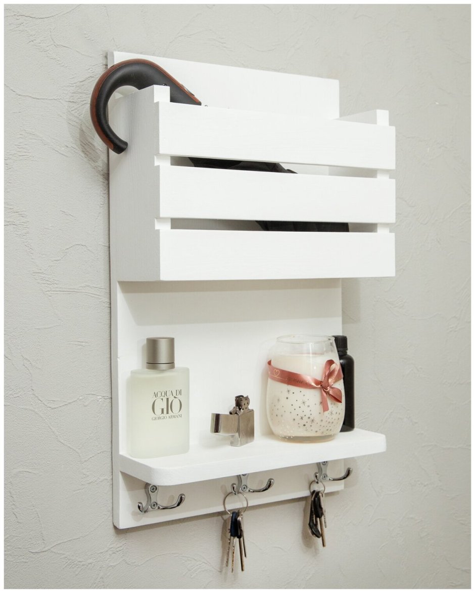 Ключницы с полочкой настенные в прихожую