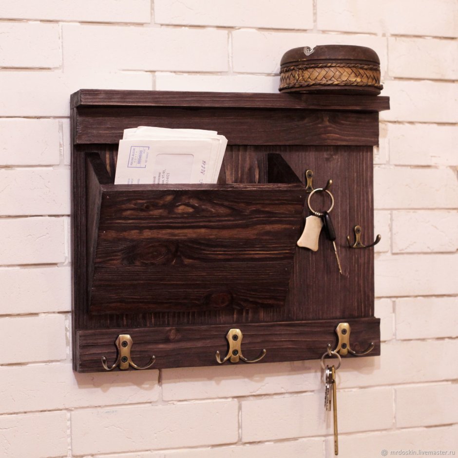 Полки для ключей в прихожую