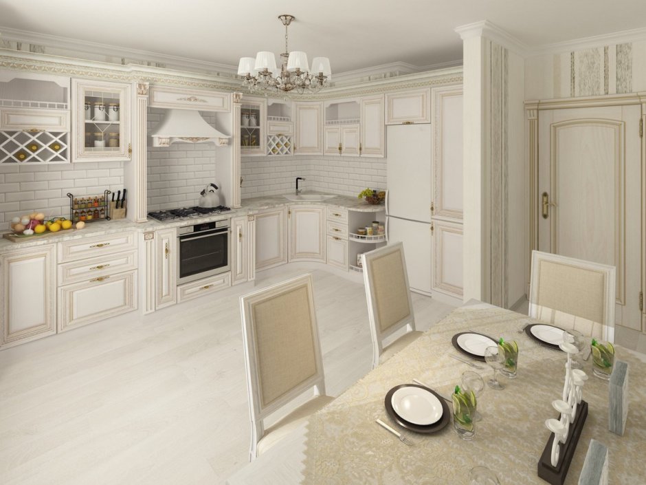 Проект кухни классика