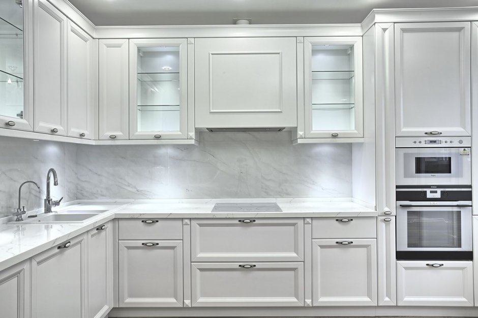 Кухня Неоклассика слоновая кость