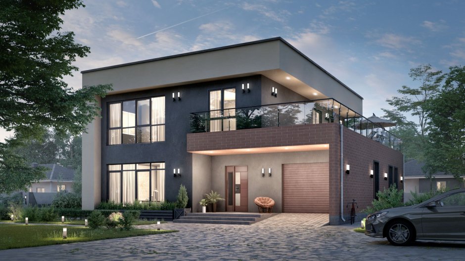 Современные коттеджи