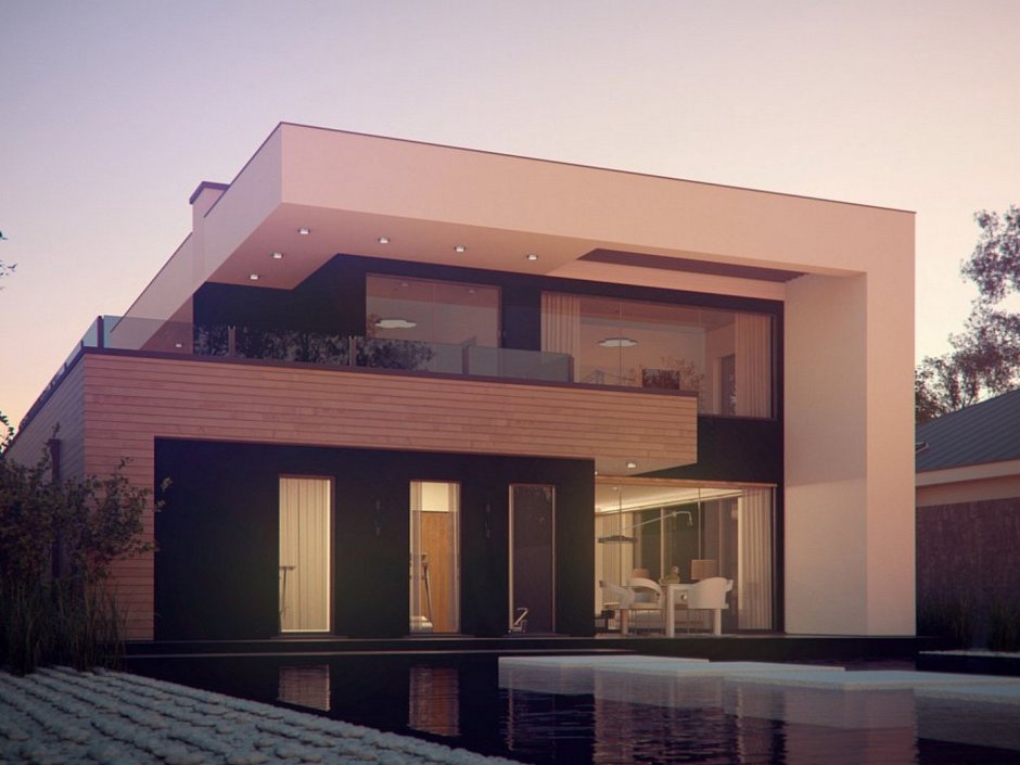 Дом в стиле Модерн