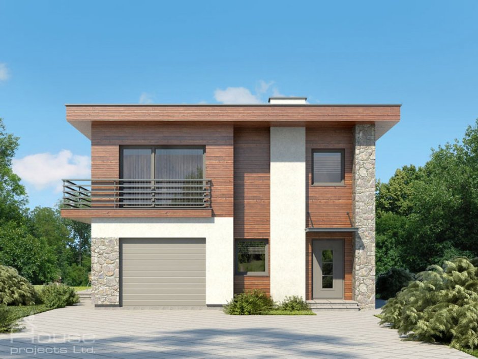 Тини Хаус с односкатной крышей