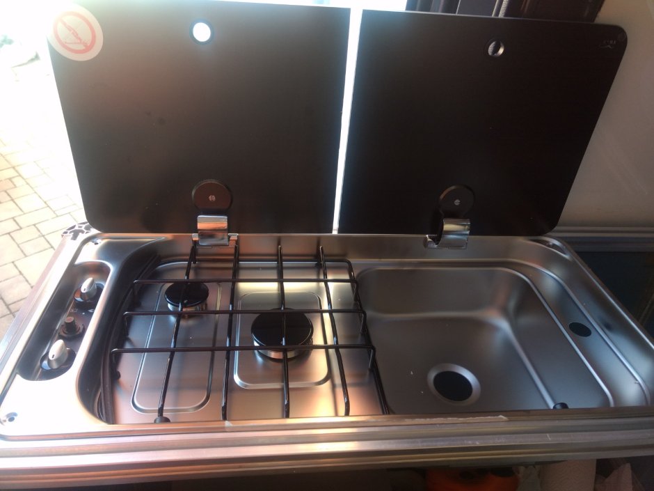 Варочная панель с раковиной