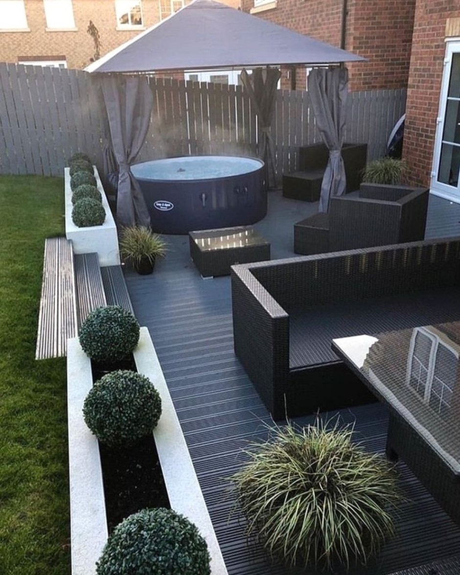 Ландшафт заднего двора