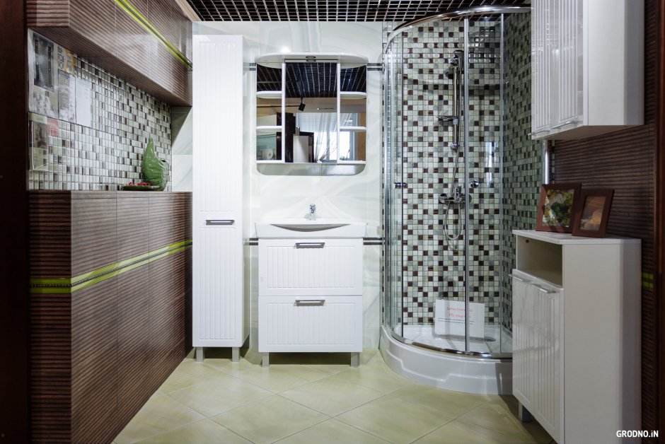 Ванная белый мрамор