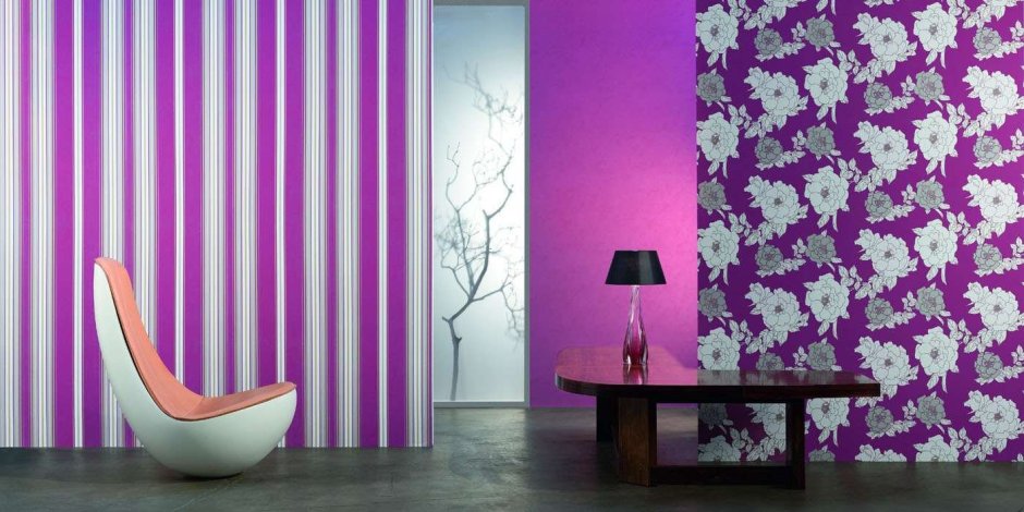 Обои в гостиную