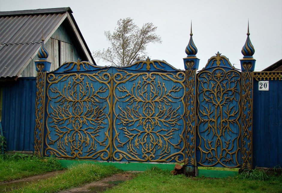 Тесовые ворота древняя Русь