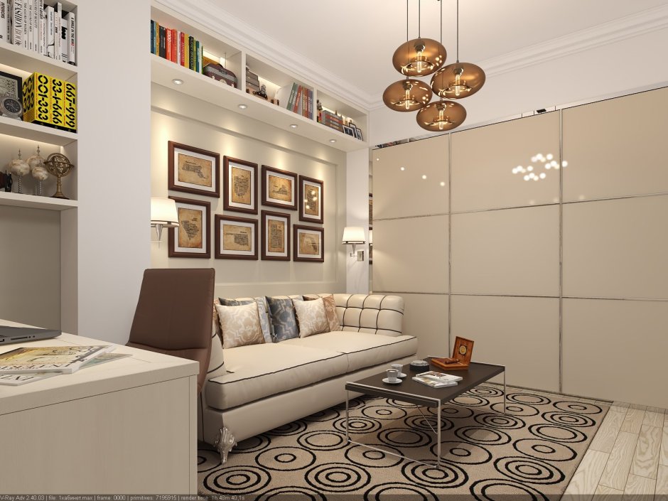 Гостиная без окон