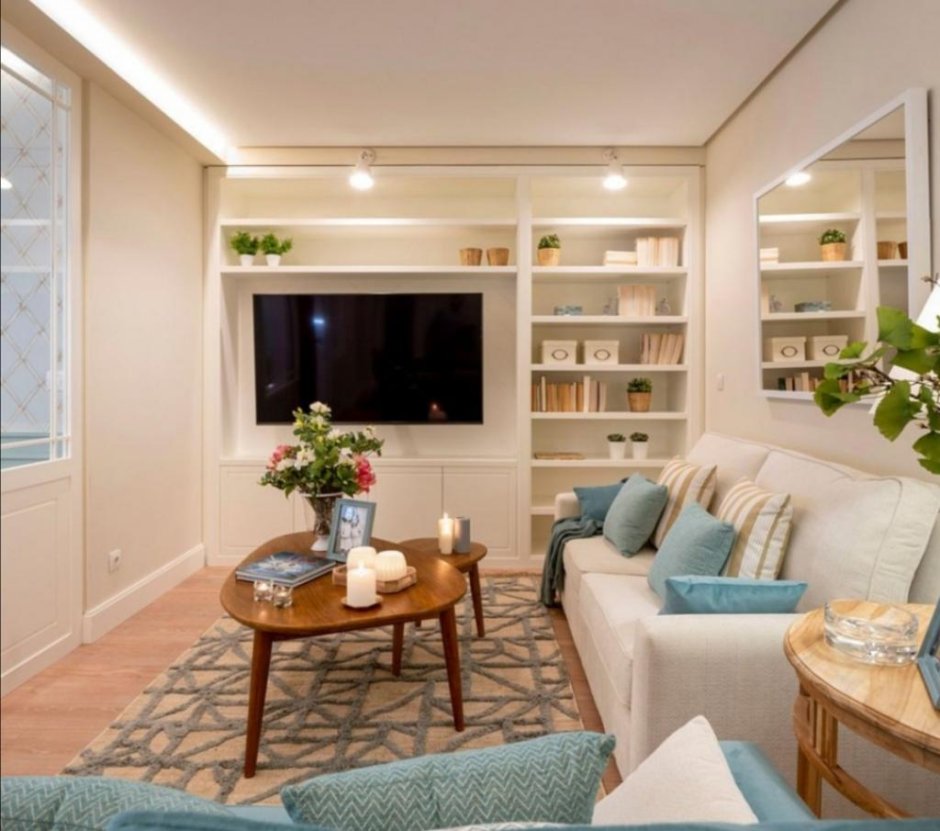 Гостиная в шоколадных тонах