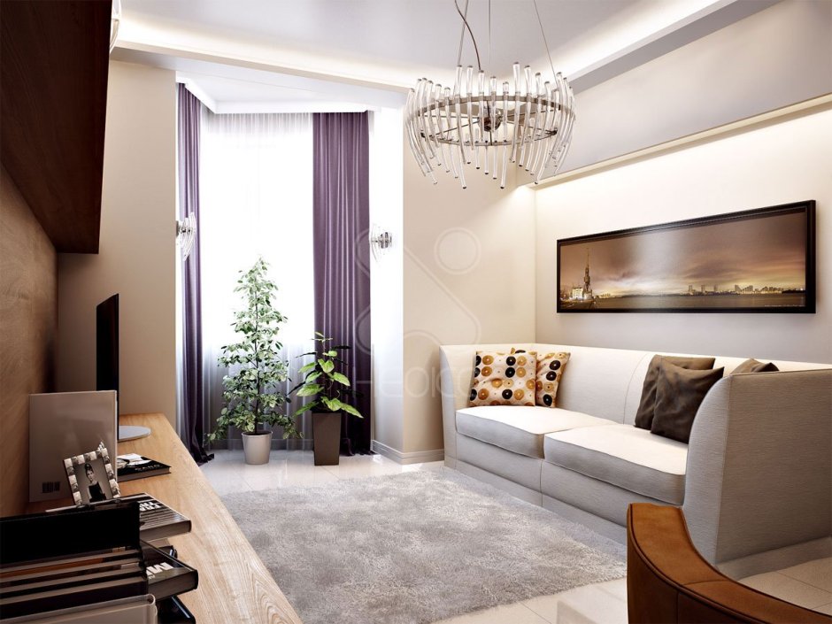 Цвет стен в гостиной