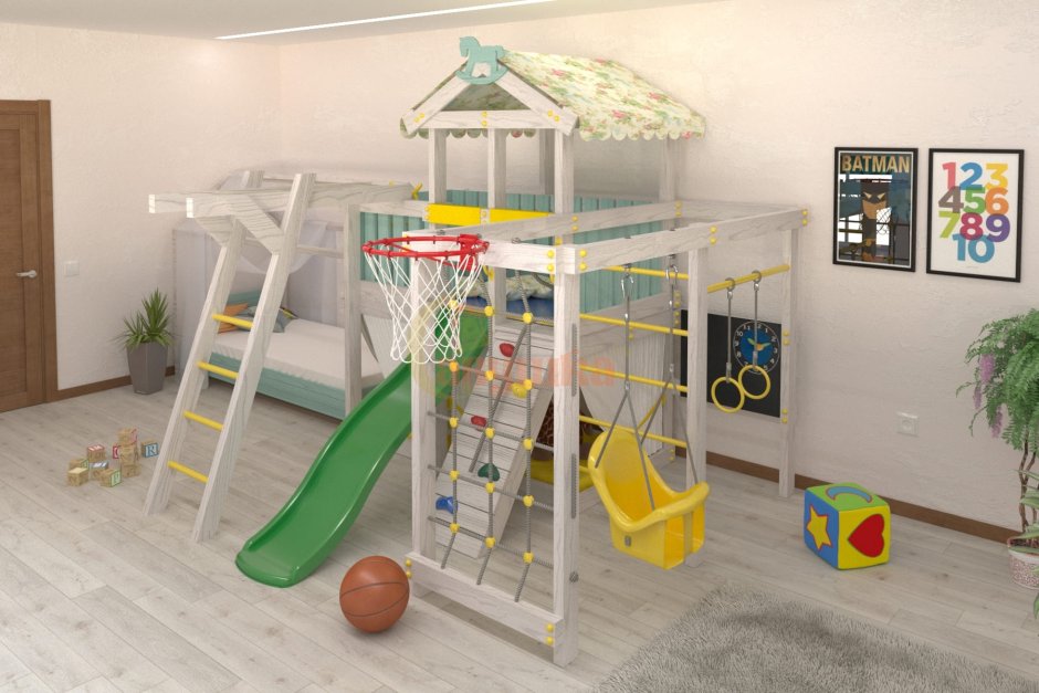 Детский игровой комплекс-чердак Савушка Baby – 5