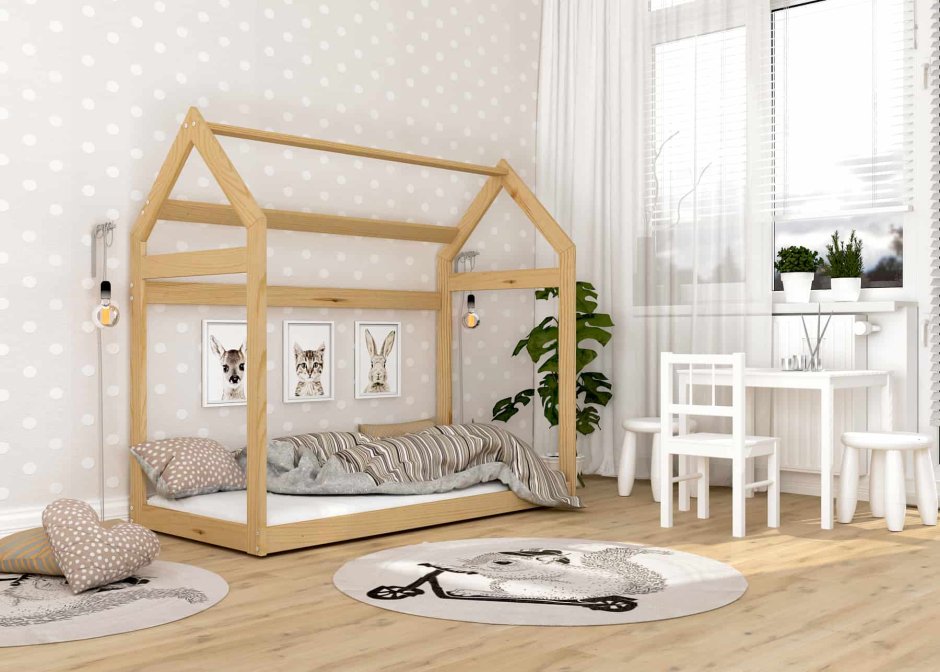 Кроватка-домик "Комфи" 160x80