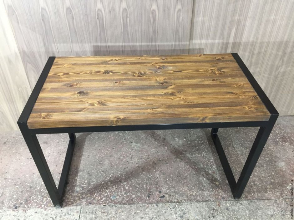 Стол лофт сосна