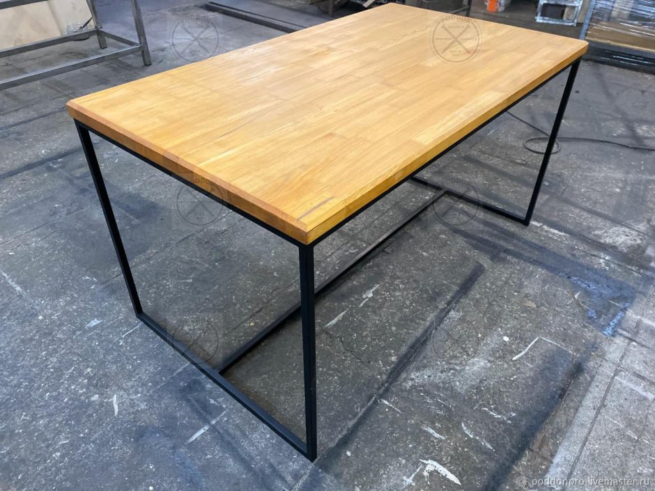 Стол письменный Riva на металлокаркасе клен 1400х720х750 мм