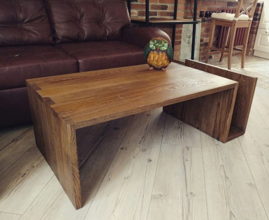 Столики в стиле лофт из дерева