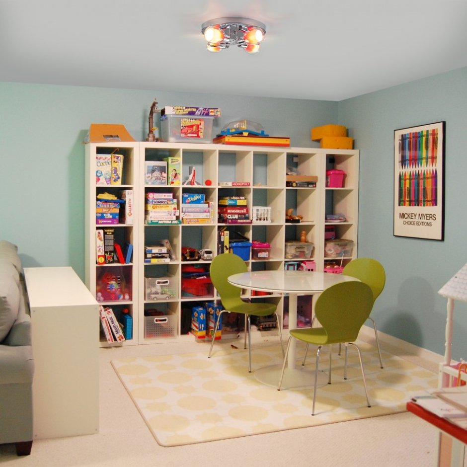 Детский уголок в гостиной