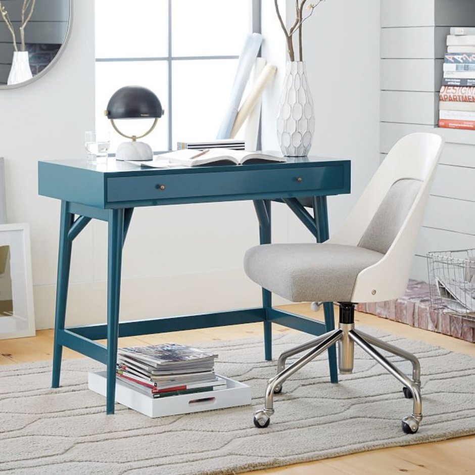 Стол письменный Сканди белый