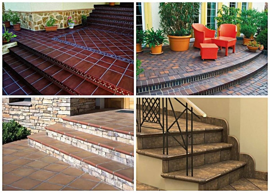 Плитка на крыльцо и ступени нескользкая