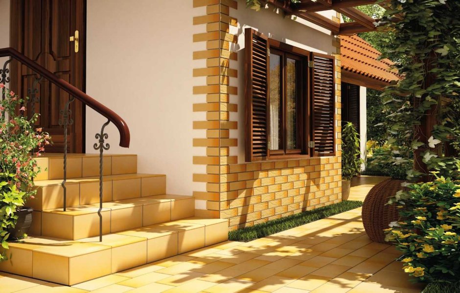 Крыльцо из натурального камня