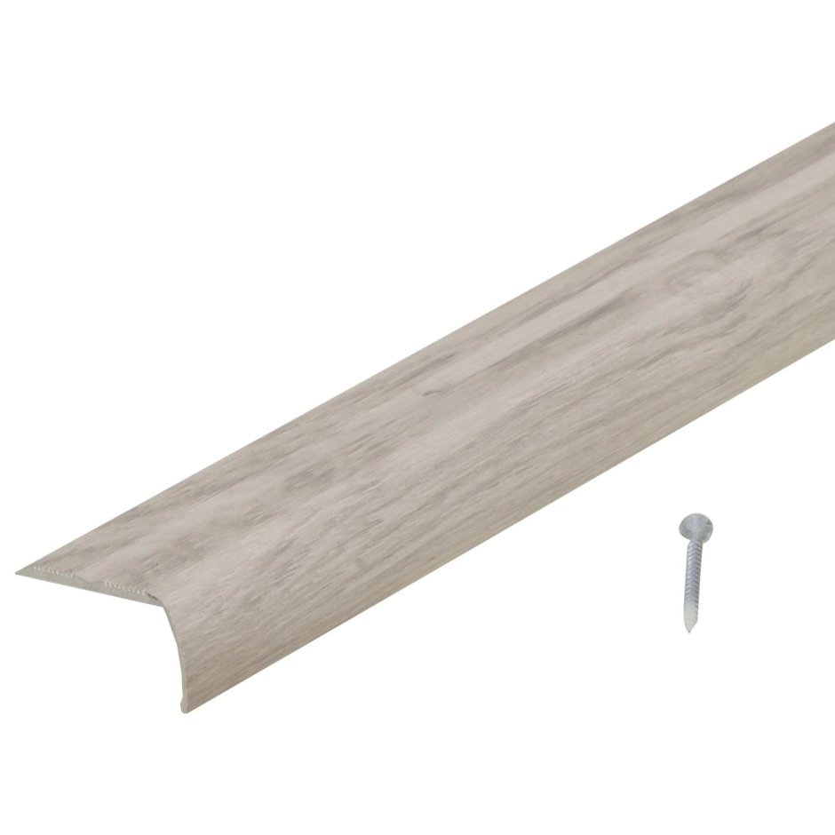 Порог угловой угол Artens, 40х20х1800 мм цвет алюминий