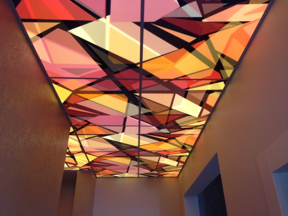 Потолок Армстронг стеклянный