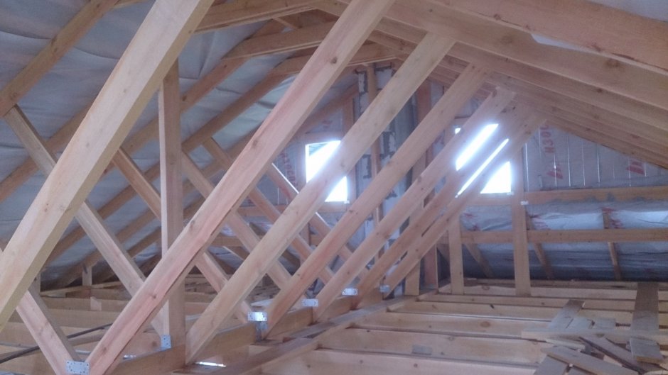 Укосины мансардной крыши