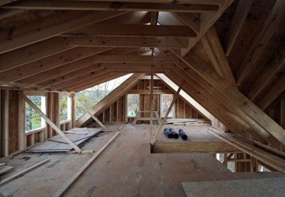 Крыша двускатная Дормер