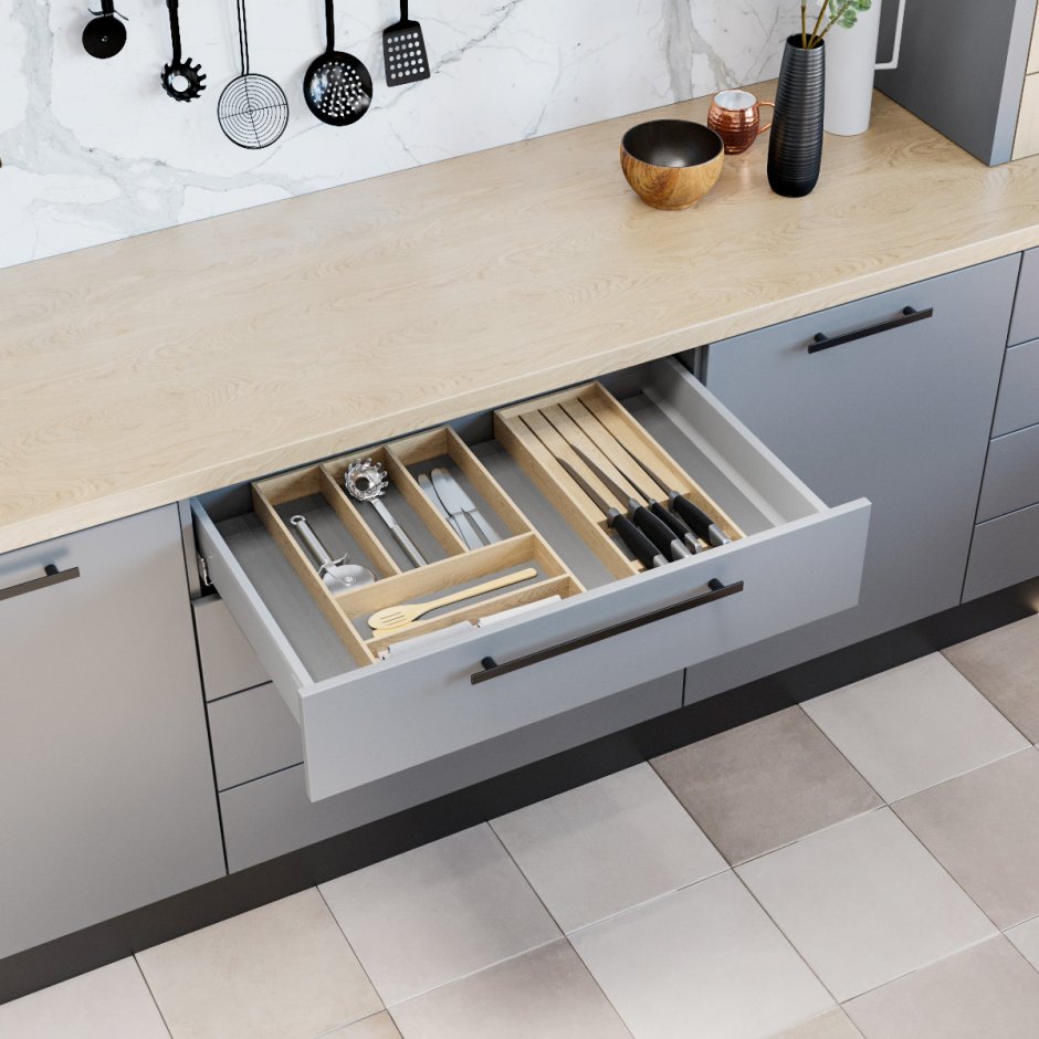 Ручка профиль накладная для фасадов l40