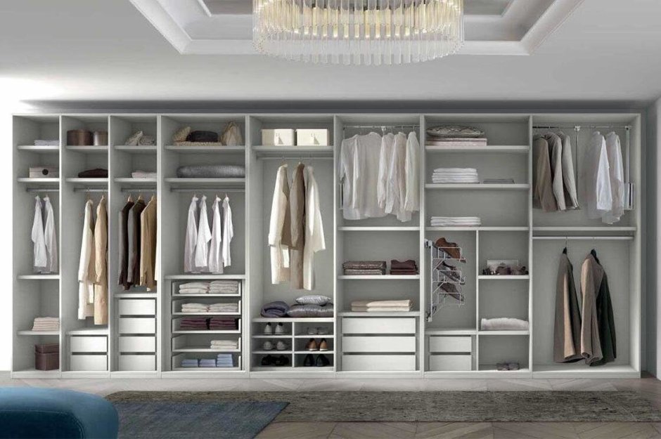 Шкаф в спальню внутри