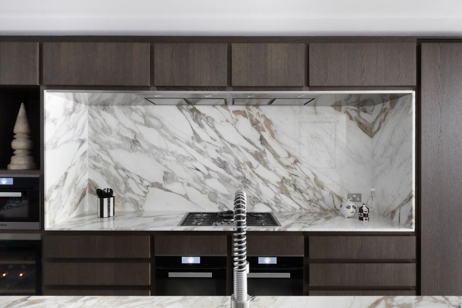 Кухонные фасады мрамор