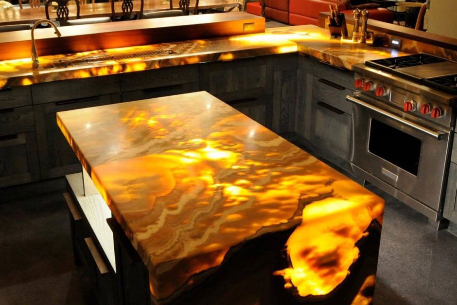 Столешница из искусственного камня Оникс
